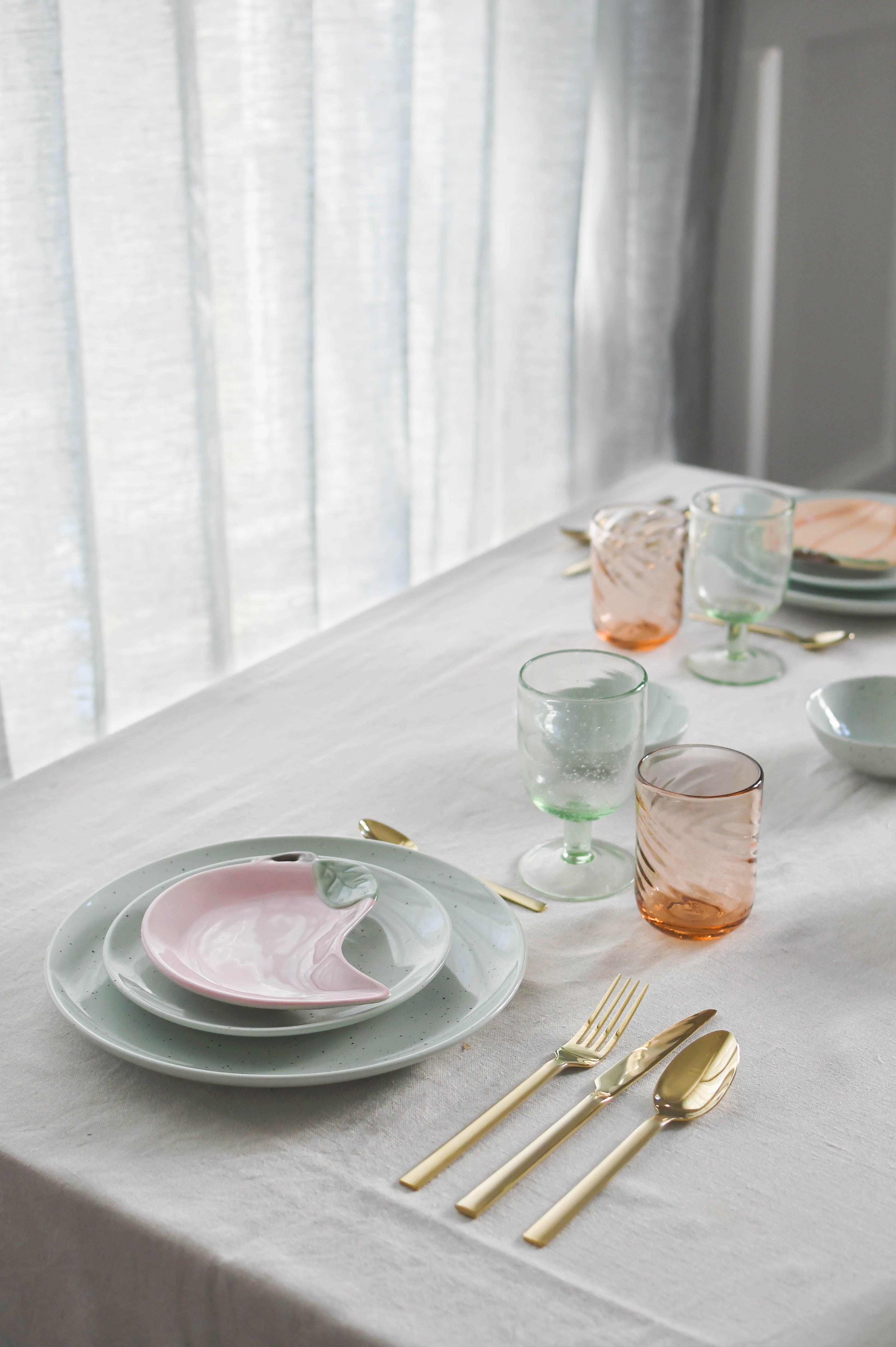 Twist vandglas - Rose